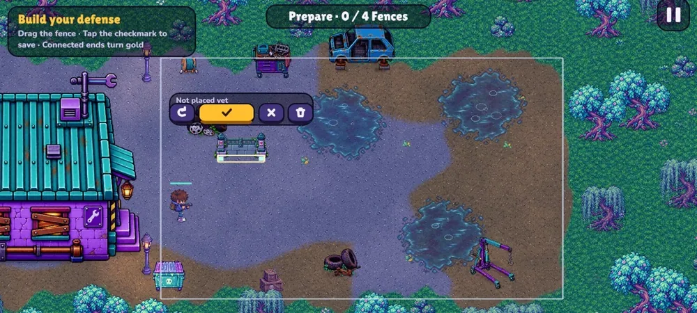 Building barricades before a wave